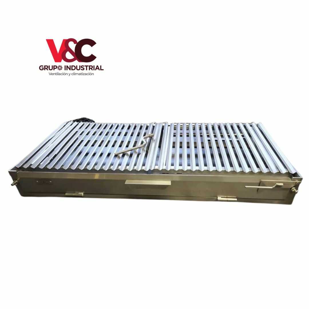 Parrilla con elevacion acero inoxidable medidas 120x60 1 Grupo Industrial Cl