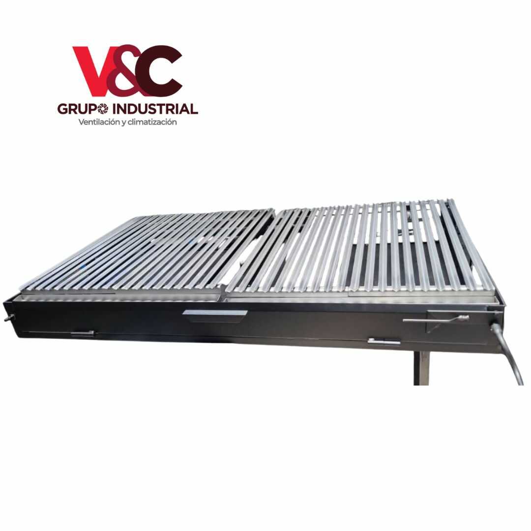 Parrilla con elevacion mediterranea medidas 60x120 1 Grupo Industrial Cl